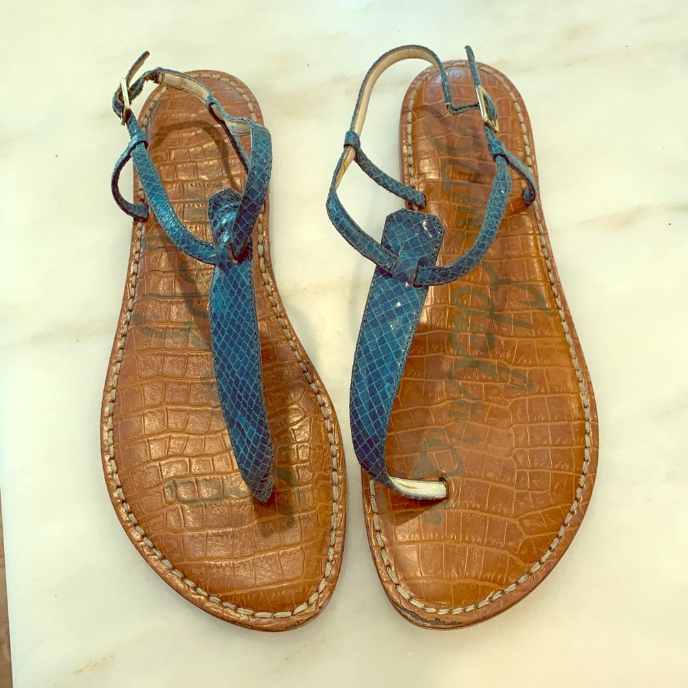 Sam Edelman Gigi Sandal - Blue Size 10